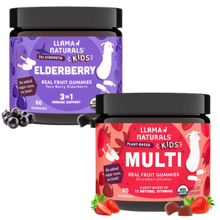 Kids Offense + Defense Bundle – Multi + Elderberry Gummies
