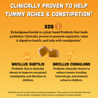 Kids Prebiotic & Probiotic Gummies, Peach Mango (60 ct)