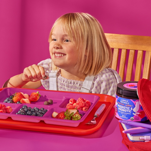 Real Fruit Probiotic & Prebiotic Gummies for Kids (Mixed Berry