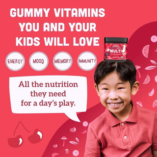 Kids Whole Food Multivitamin Gummies, Cherry (180 ct)