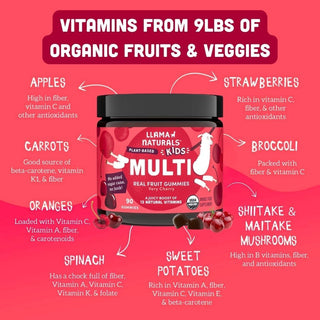 Kids Whole Food Multivitamin Gummies, Cherry (180 ct)