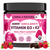 Vitamin D3 + K2 Gummies, Raspberry (120 ct)