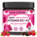 Vitamin D3 + K2 Gummies, Raspberry (60 ct)