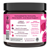 Vitamin D3 + K2 Gummies, Raspberry (60 ct)