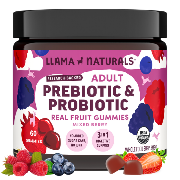 Adult Prebiotic & Probiotic Gummies, Mixed Berry (60 ct)