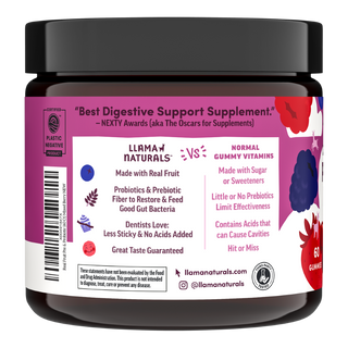 Family Gut Support Bundle – Kids + Adult Pre & Probiotic Gummies – Mixed Berry