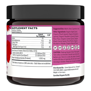 Family Gut Support Bundle – Kids + Adult Pre & Probiotic Gummies – Mixed Berry