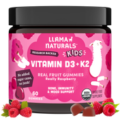 Kids Vitamin D3 + K2 Gummies, Raspberry (60 ct)