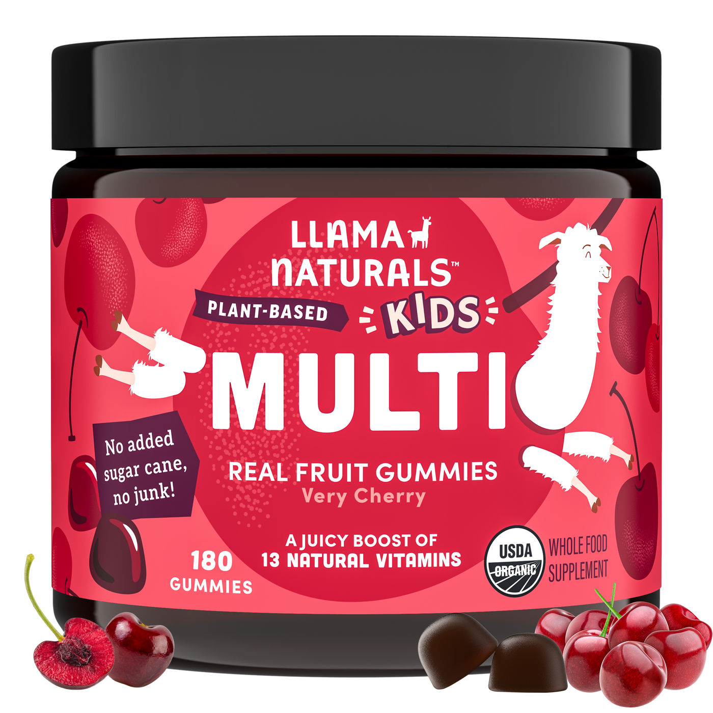 Kids Whole Food Multivitamin Gummies, Cherry (180 ct)