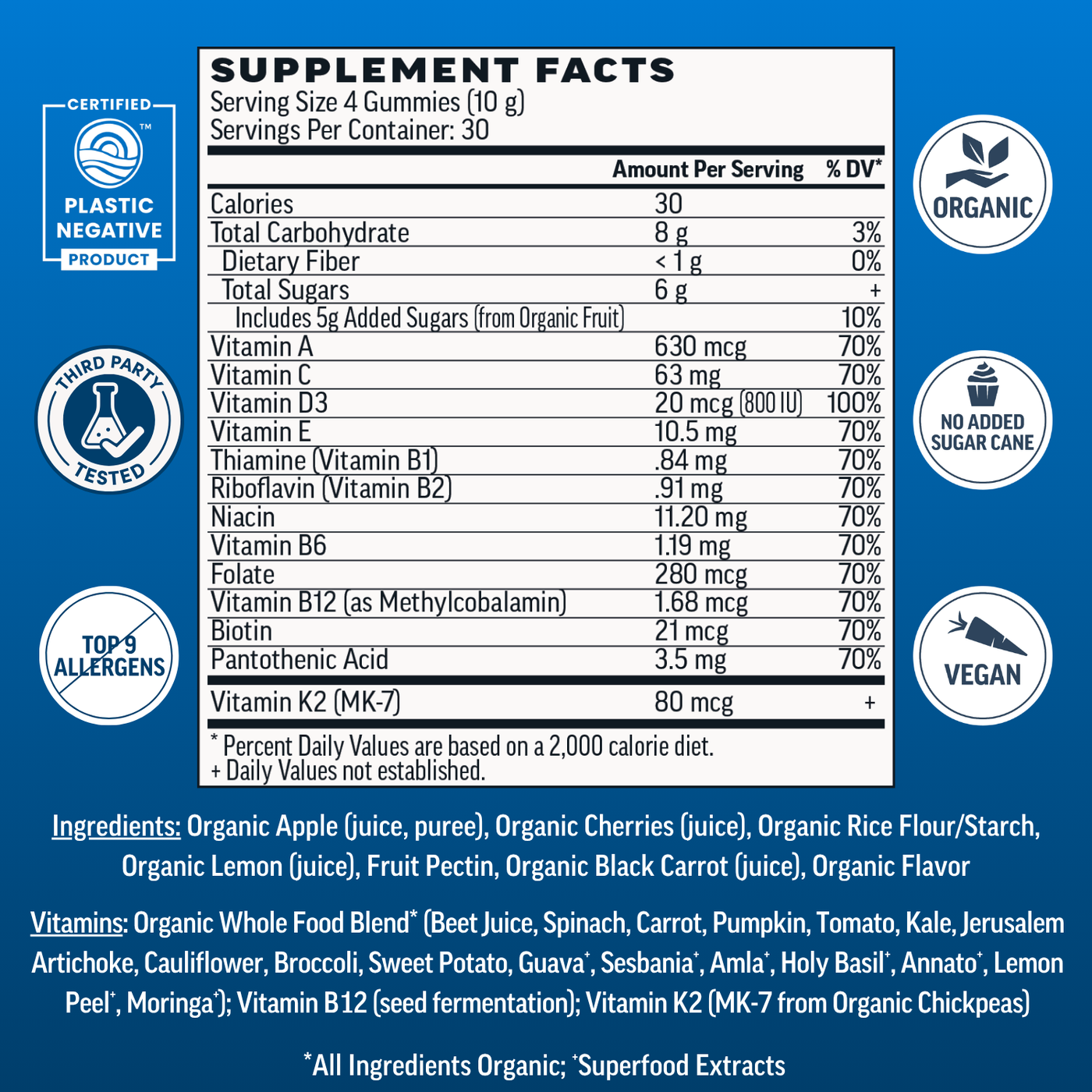 Mens Multivitamin Gummies, Cherry (120 ct)