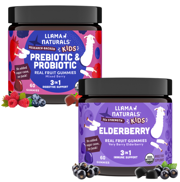 Kids Gut & Immune Support Bundle – Pre & Probiotic + Elderberry Gummies
