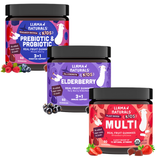 Kids Complete Wellness Bundle – Multi + Pre & Probiotic + Elderberry Gummies