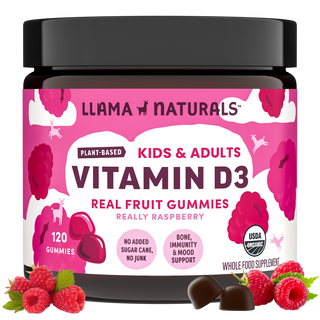 Vitamin D3 Gummies, Raspberry (120 ct)