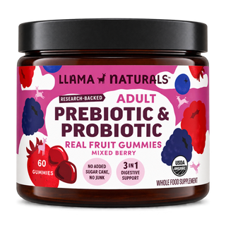 Adult Prebiotic & Probiotic Gummies, Mixed Berry (60 ct)