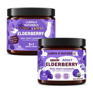 Family Immune Support Bundle - Kids + Adult Elderberry Gummies