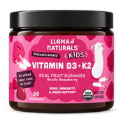 Kids Vitamin D3 + K2 Gummies, Raspberry (60 ct)