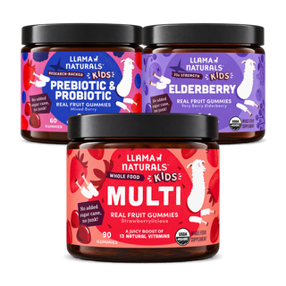 Kids Complete Wellness Bundle – Multi + Pre & Probiotic + Elderberry Gummies