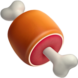 Toy with a red center, orange sides, and white ends on a white background