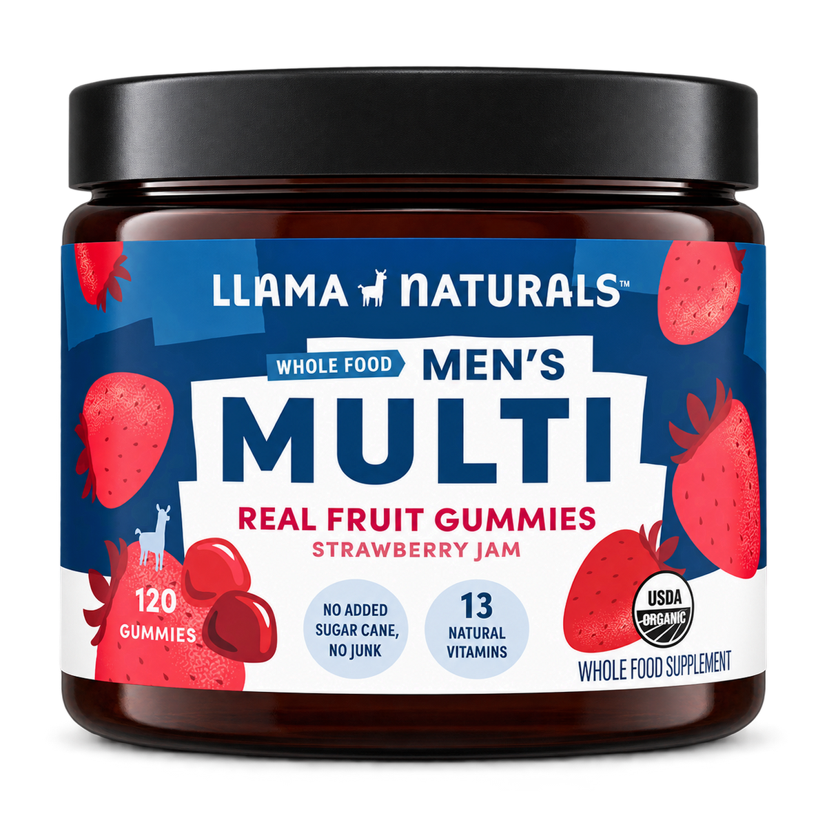 Mens Multivitamin Gummies - Strawberry (120ct)