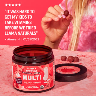 Kids Whole Food Multivitamin Gummies, Strawberry (90 ct)