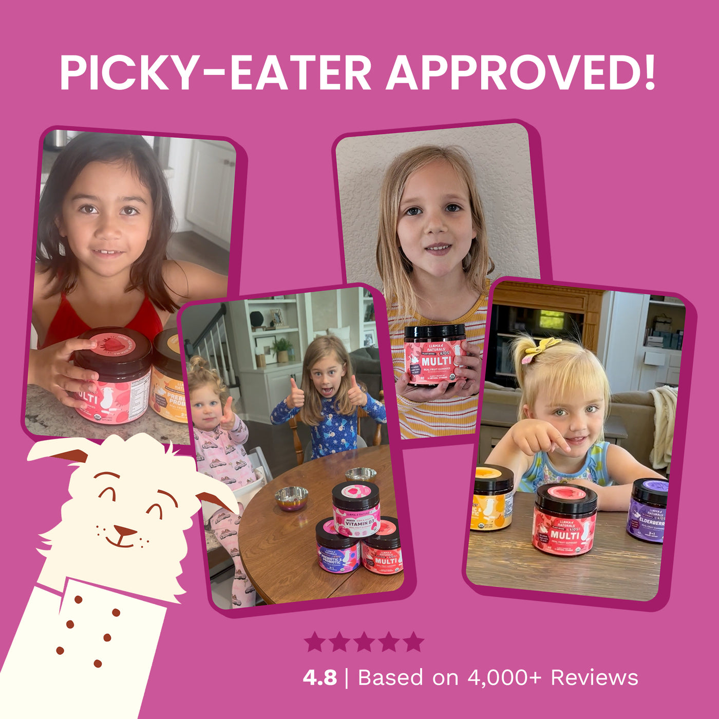 Kids Whole Food Multivitamin Gummies, Strawberry (90 ct)