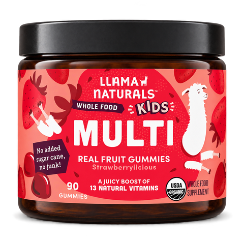 Kids Whole Food Multivitamin Gummies, Strawberry (90 ct)