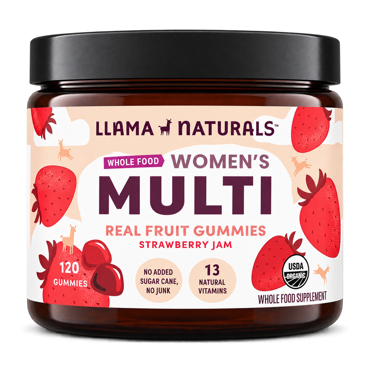 Womens Multivitamin Gummies, Strawberry (120 ct)