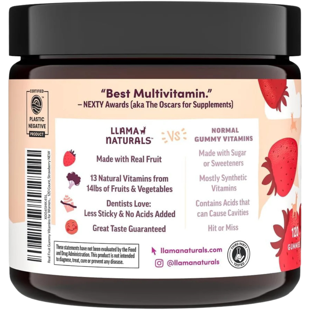Womens Multivitamin Gummies, Strawberry (120 ct)