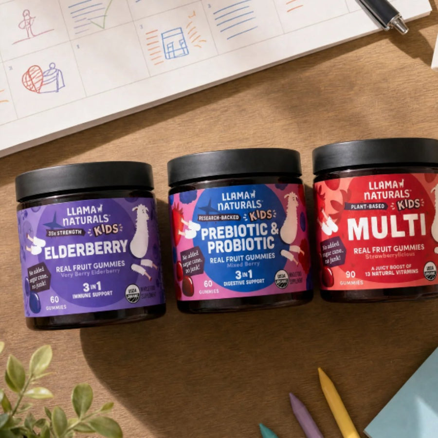 All three jars on the desk with the school calendar